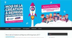 Desktop Screenshot of moisdelacreation.fr
